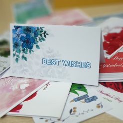 TM08 - Thiệp mừng Best Wishes